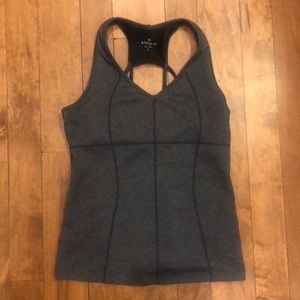 Athleta women’s gray/black tank top - size large